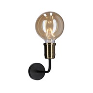 Nástenná lampa čierna + patina kovový rám Goldie 21-56160-Z