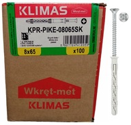 Betónové kolíky Wkręt-Met KPR-PIKE-08065SK 100 ks