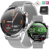 PÁNSKE SMARTWATCH PULZNÉ EKG PL MENU + SKLÁ