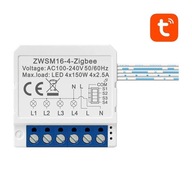 Avatto ZigBee 4-kanálový prepínač TUYA