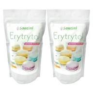 Sada 2 x Erytritol stolové sladidlo 500g France Santini