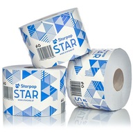 Toaletný papier STAR, bielený odpadový papier, 18 kotúčov