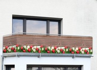 POTAH NA BALKÓN tulipánový vzor MASKOVANIE 5m x 85cm