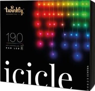 Trblietavé inteligentné žiarovky Sople 190 LED RGB