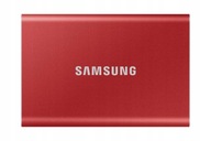 Externý SSD disk Samsung T7 (1 TB; USB 3.2; červený; MU-PC1T0R/WW)