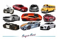 Nálepky na stenu Cars - Super Cars 4