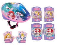 4x chrániče rukavice na cyklistickú prilbu DISNEY PRINCESS Cinderella Ariel