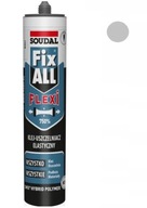 SOUDAL ELASTICKÉ GLUE FIX ALL FIXALL FLEXI Sivá