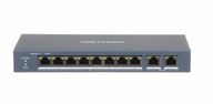 10-portový prepínač (8xPoE) DS-3E0310P-E/M HIKVISION