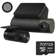 70mai A200 Dual 2CH videorekordér + 70mai 64GB karta + polarizačný filter