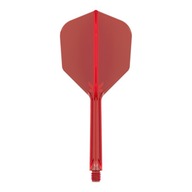 Terč K-Flex Feathers + Shafts Dart System Red Medium No.6