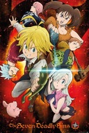 Plagát Seven Deadly Sins Anime Manga 61x91,5 cm