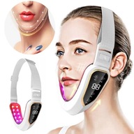 MASÁŽNY LIFTING TVÁRE VIBRAČNÝ LIFTING CHIN LIFTING LED THERAPY 2v1