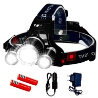 SVETLOMET 3x LED T6 CREE SILNÁ BATÉRIA SVETLOMET