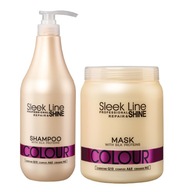 STAPIZ Sleek Line COLOR Shampoo Mask Set XXL