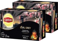 Čierny čaj Lipton Earl Grey 50 vrecúšok x2