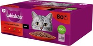 Whiskas klasické jedlá v omáčke pre dospelých 80x85g