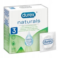 Durex Naturals kondómy natural tenké 3