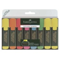 FABER-CASTELL ZVÝRAZŇOVAČE 48 5 FARIEB+3 ŽLTÉ