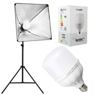 Osvetľovacia lampa softbox 40x40, 100W LED statív