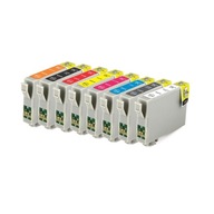 10x ATRAMENTY PRE TLAČIAREŇ EPSON Stylus DX7450 DX8400