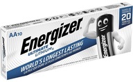 10x lítiová AA batéria Energizer L91 Ultimate R6