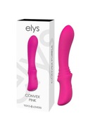 VEĽMI FLEXIBILNÝ KONVEXNÝ RUŽOVÝ USB VIBRATOR ELYS