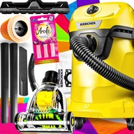 BEZVRSKOVÝ VYSÁVAČ KARCHER WD3 TURBO BLOW 1400W SET NOVÝ MODEL XXXL