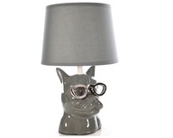 Keramická stolná lampa DOG PUGS