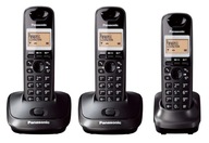 DECT TELEFÓN PANASONIC KX-TG 2512 2511 3 SLÚCHADLÁ