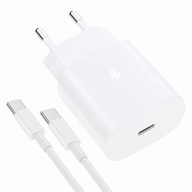 RÝCHLA SIEŤOVÁ NABÍJAČKA TELEFÓNU PRE SAMSUNG 25W + USB-C KÁBEL 1M