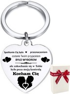 Love Keychain for Her, nerezová oceľ, GRAVENÁ