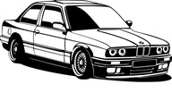 Auto nálepka BMW 100x45cm