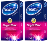 UNIMIL ORGAZMAX KONDÓMY s cvokmi 20 ks.