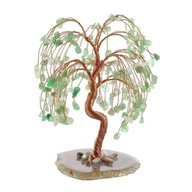 Crystal Money Tree Bonsai drahokam Zelený kameň