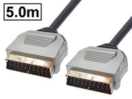 AV kábel SCART/EURO-SCART/EURO 21P HQ VITALCO 5m