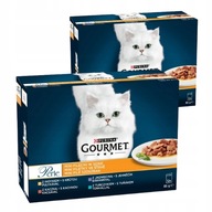 Mokré jedlo pre Cat Purina Gourmet Perle Mini Mix Filty (24x85g)