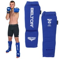 BELTOR SHIN PADS DEFENDER BLUE TRAINING XS