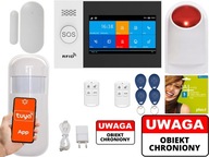 Bezdrôtová LCD GSM ALARM APP WIFI SIREN TUYA