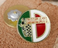 Ducati Metal Badge Pin Plate Pin Logo Zie