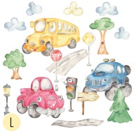 L samolepky na stenu CARS CARS 50x100cm