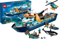 Sada kociek LEGO CITY 60368 ARCTIC EXPLORER BOAT pre deti od 7 rokov