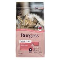 Suché krmivo pre dospelé mačky s lososom Burgess Cat Adult 1,5 kg