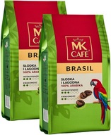 MK Cafe Brasil zrnková káva 400g 100% Arabica x2