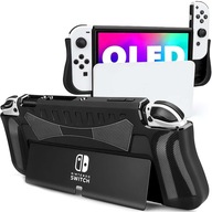 Puzdro pre Nintendo Switch OLED puzdro puzdro zosilnený kryt rukoväte Čierny