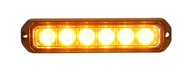 LED VÝSTRAŽNÁ SVETLO STROBOSKOP 6 LED 12-24V