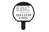 EBC podložky (polokovové) Hayes Sole GX-2 / MX-2,3