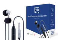 Slúchadlá do uší 3MK Wired Earphones 3,5 mm jack