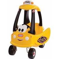 Útulné kupé žlté auto taxi