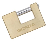 MOSADZNÝ ZÁMOK GERDA 90 MM ZÁMOK BRASS LINE KOŠÍK